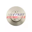 Jeu de 2 disques de frein arrière FAST FT31155 - Visuel 1