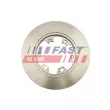 Jeu de 2 disques de frein arrière FAST FT31159 - Visuel 2