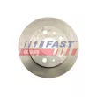 Jeu de 2 disques de frein arrière FAST FT31532 - Visuel 1