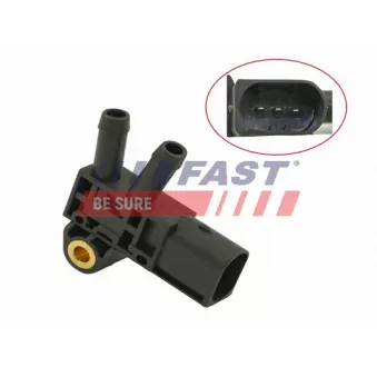 Capteur, pression des gaz échappement FAST FT54303