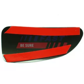 Verre de rétroviseur, rétroviseur extérieur FAST FT88597