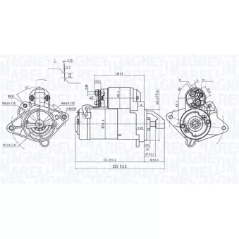 Démarreur MAGNETI MARELLI 063728021810
