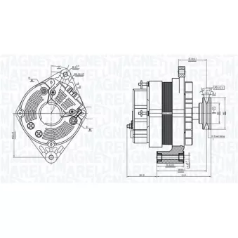 Alternateur MAGNETI MARELLI 063730375010
