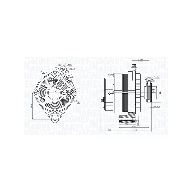 Alternateur MAGNETI MARELLI 063730375010