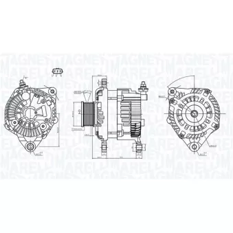 Alternateur MAGNETI MARELLI