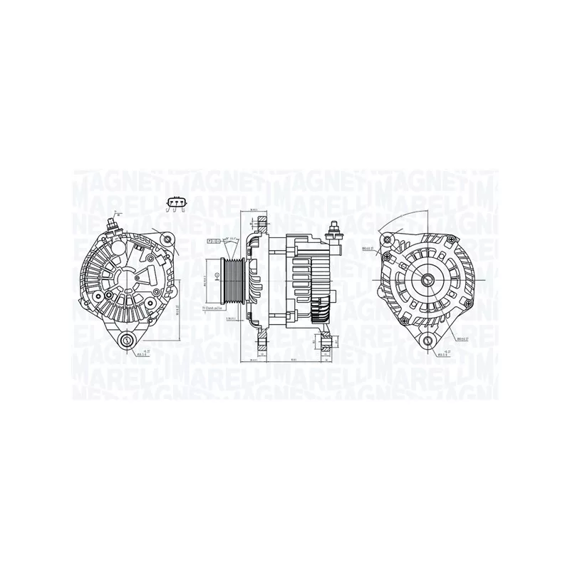 Alternateur MAGNETI MARELLI 063731946010