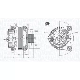 Alternateur MAGNETI MARELLI 063732182010