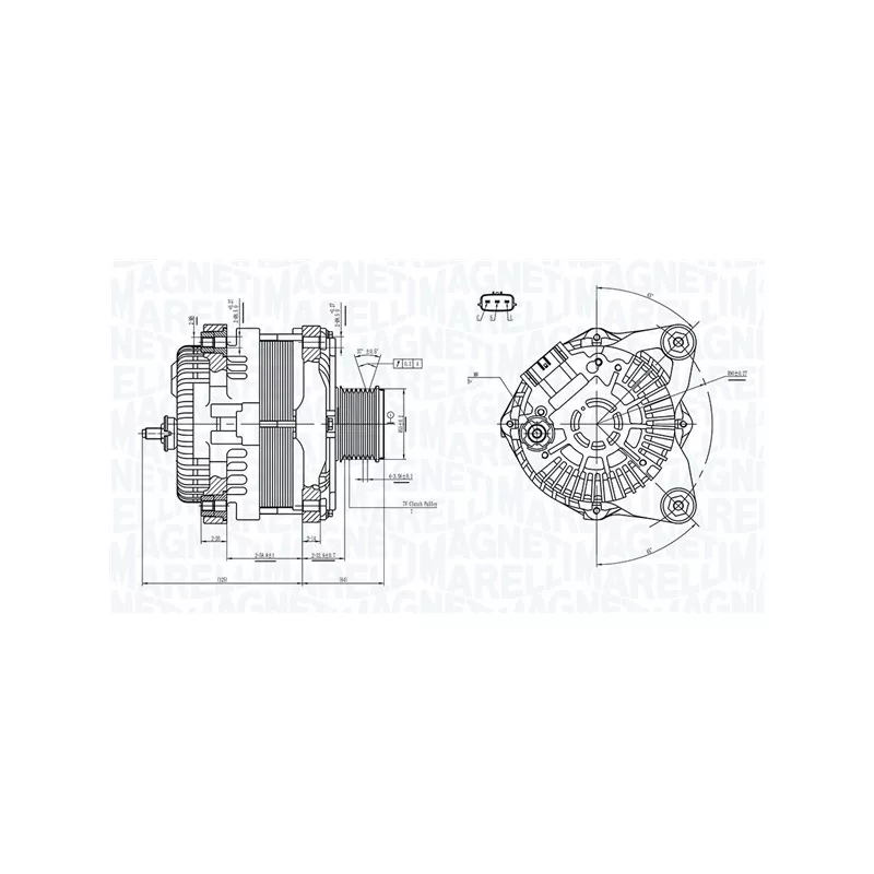 Alternateur MAGNETI MARELLI 063732182010