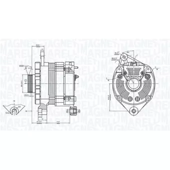 Alternateur MAGNETI MARELLI 063733685010