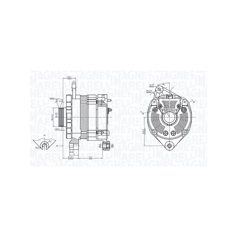 Alternateur MAGNETI MARELLI 063733685010
