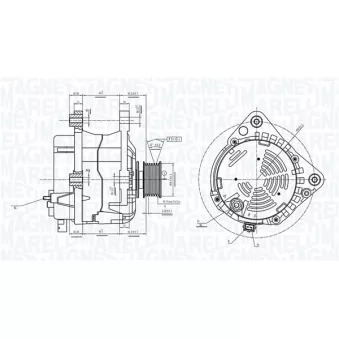 Alternateur MAGNETI MARELLI 063733837010