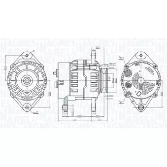 Alternateur MAGNETI MARELLI 063734085010
