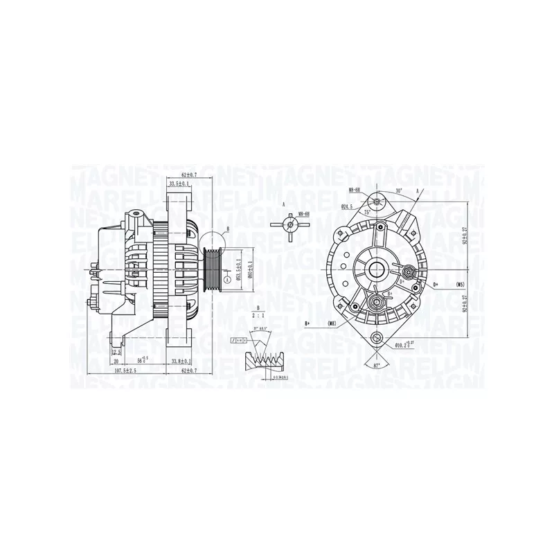Alternateur MAGNETI MARELLI 063734274010