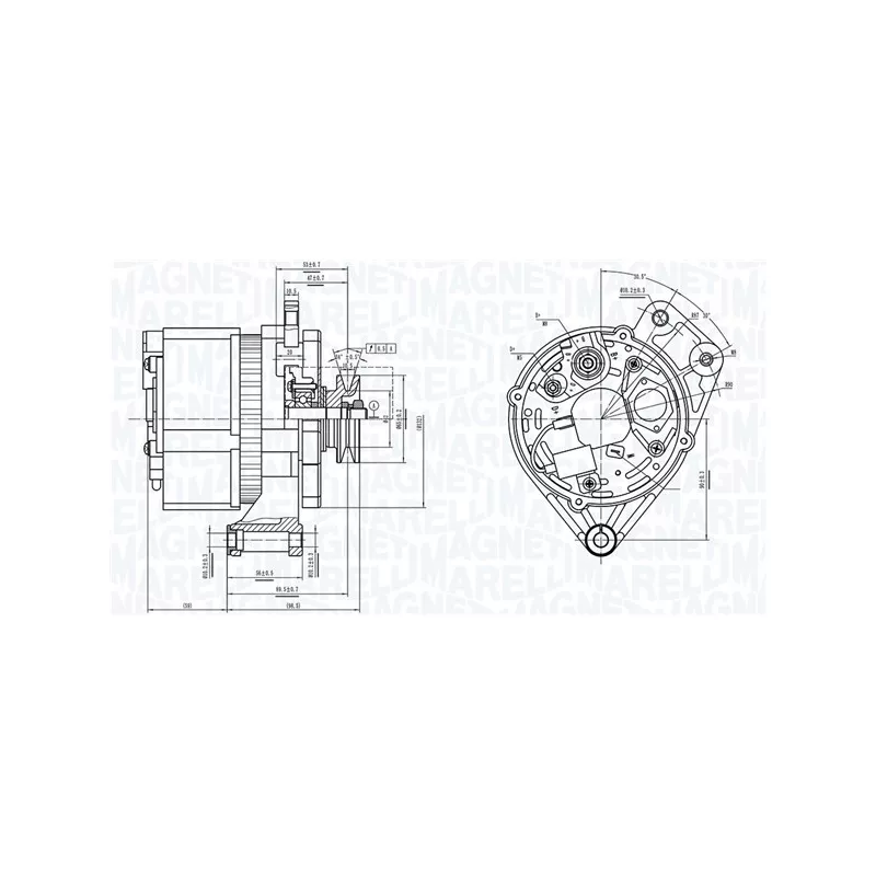Alternateur MAGNETI MARELLI 063739061010