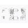 Moteur d'essuie-glace MAGNETI MARELLI 064370300010 - Visuel 1