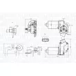 Moteur d'essuie-glace MAGNETI MARELLI 064371900010 - Visuel 1