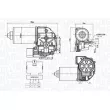 Moteur d'essuie-glace MAGNETI MARELLI 064372600010 - Visuel 2