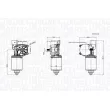 Moteur d'essuie-glace MAGNETI MARELLI 064375100010 - Visuel 2