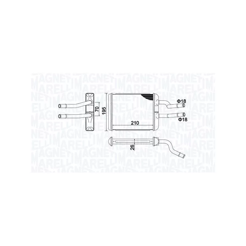 Système de chauffage MAGNETI MARELLI 350218500000