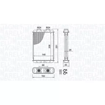Système de chauffage MAGNETI MARELLI 350218501000
