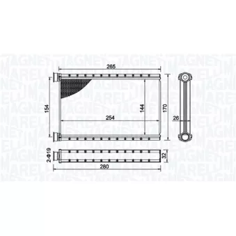 Système de chauffage MAGNETI MARELLI 350218504000