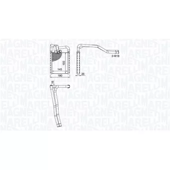 Système de chauffage MAGNETI MARELLI 350218508000