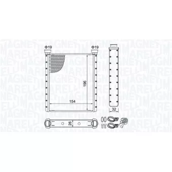 Système de chauffage MAGNETI MARELLI 350218509000