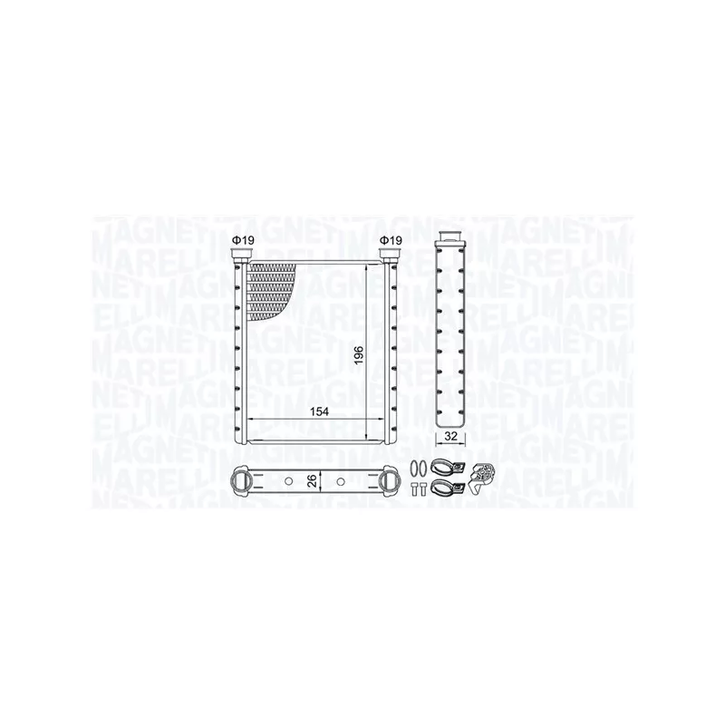 Système de chauffage MAGNETI MARELLI 350218509000