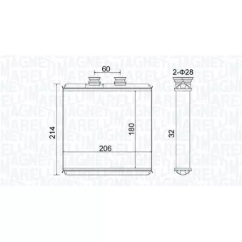 Système de chauffage MAGNETI MARELLI 350218510000