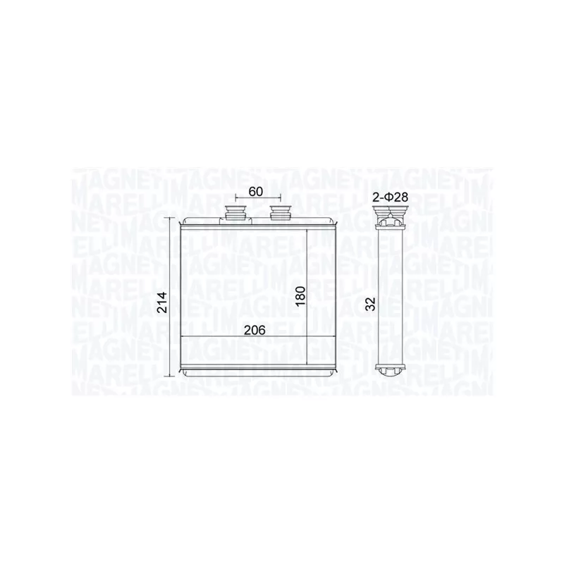 Système de chauffage MAGNETI MARELLI 350218510000