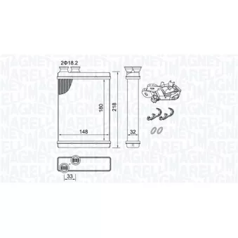 Système de chauffage MAGNETI MARELLI 350218515000