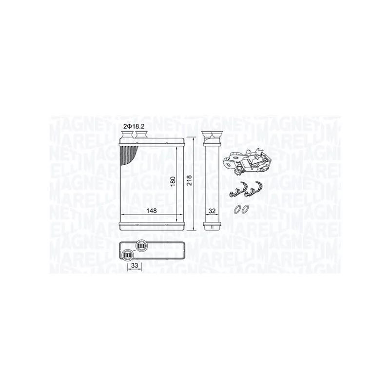 Système de chauffage MAGNETI MARELLI 350218515000