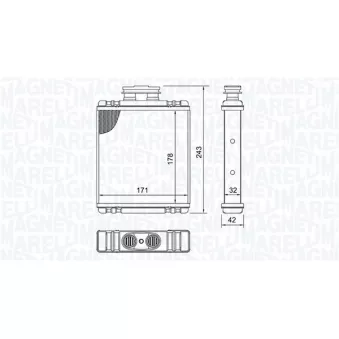 Système de chauffage MAGNETI MARELLI 350218517000
