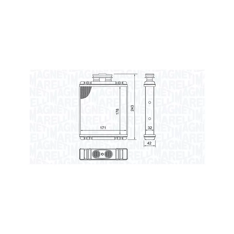 Système de chauffage MAGNETI MARELLI 350218517000