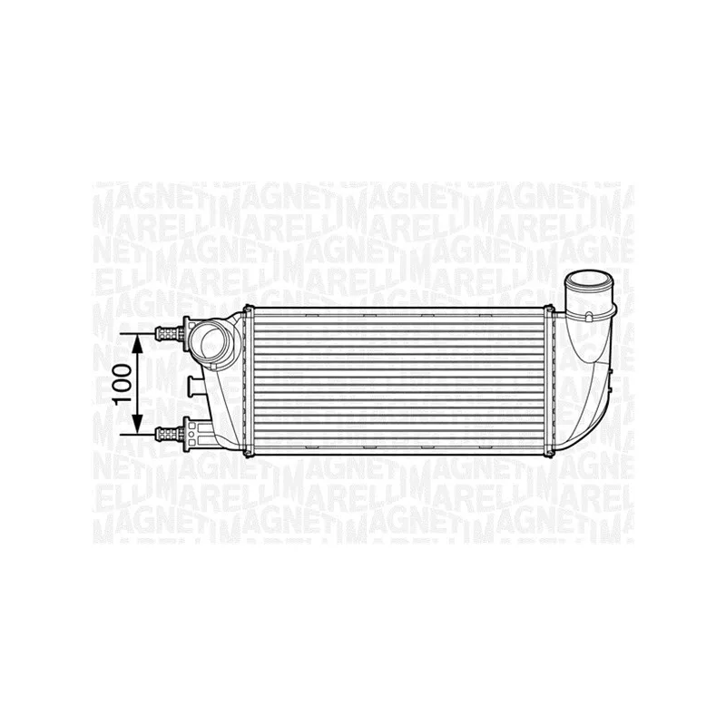 Intercooler, échangeur MAGNETI MARELLI 351319201490