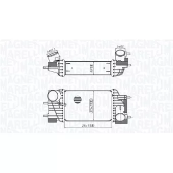 Intercooler, échangeur MAGNETI MARELLI