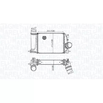 Intercooler, échangeur MAGNETI MARELLI