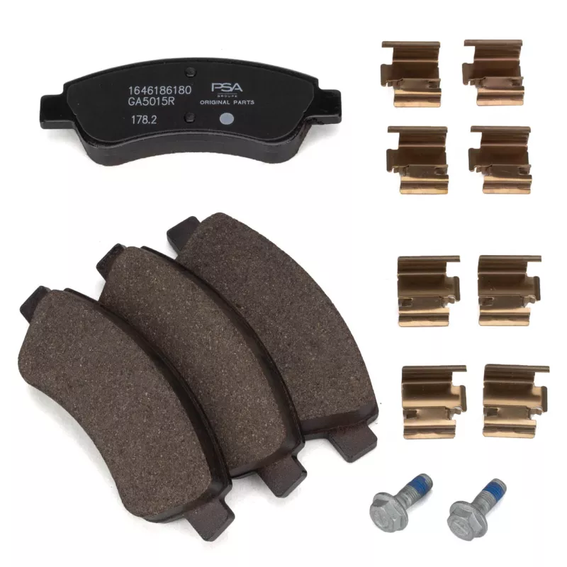 Jeu de 4 plaquettes de frein avant OE 1646186180