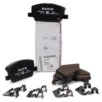 Jeu de 4 plaquettes de frein avant OE 42566753