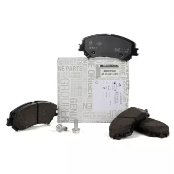 Jeu de 4 plaquettes de frein avant OE 410606124R