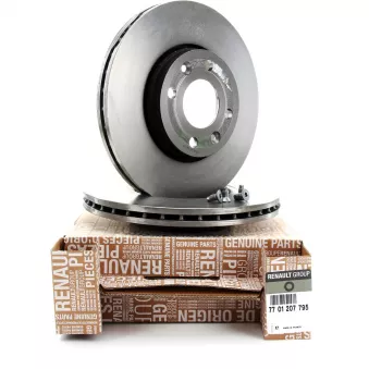 Jeu de 2 disques de frein avant OE 7701207795