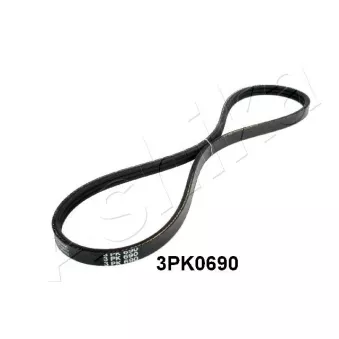 Courroie trapézoïdale à nervures ASHIKA 112-3PK0690