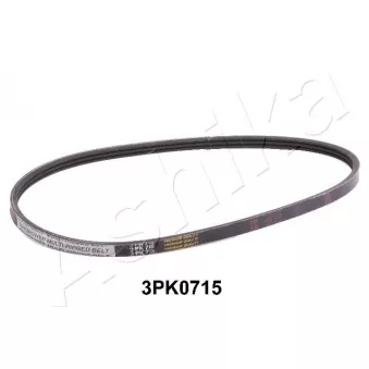 Courroie trapézoïdale à nervures ASHIKA 112-3PK0715