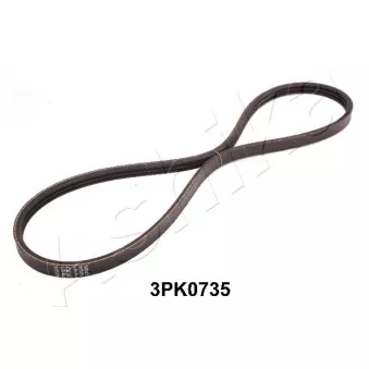 Courroie trapézoïdale à nervures ASHIKA 112-3PK0735