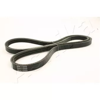 Courroie trapézoïdale à nervures ASHIKA 112-3PK1000