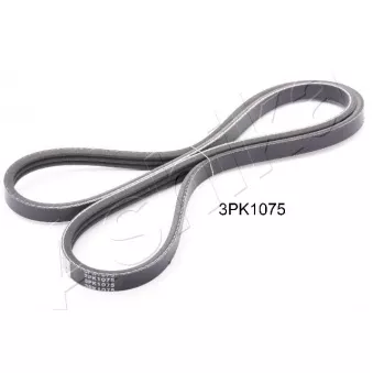 Courroie trapézoïdale à nervures ASHIKA 112-3PK1075
