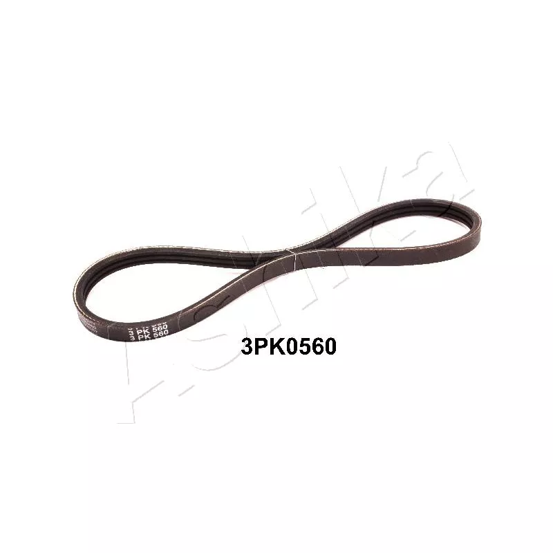 Courroie trapézoïdale à nervures ASHIKA 112-3PK560