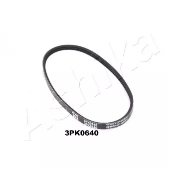 Courroie trapézoïdale à nervures ASHIKA 112-3PK640