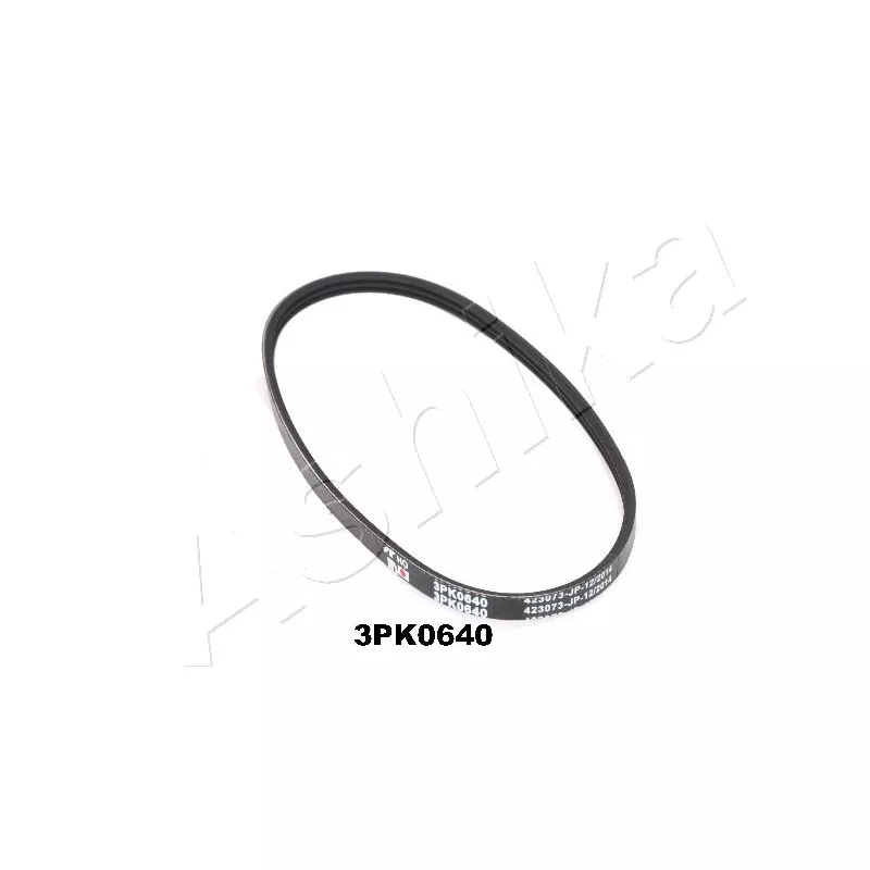 Courroie trapézoïdale à nervures ASHIKA 112-3PK640