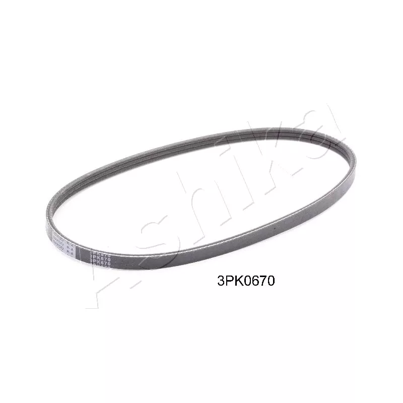 Courroie trapézoïdale à nervures ASHIKA 112-3PK670
